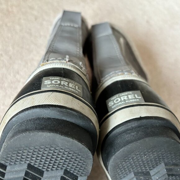 Sorel Caribou Women's Snow Boots Size 5 Waterproof Wool Lined Rubber Mid-Calf - Picture 5 of 11